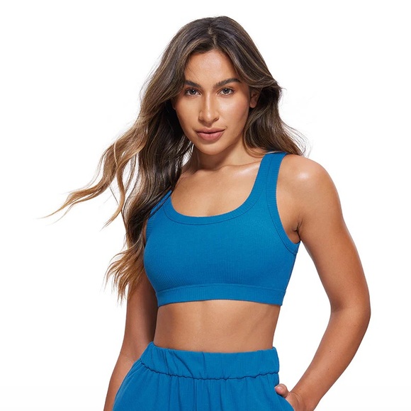 Ribbed Sports Bras U Back - Picture 1 of 5